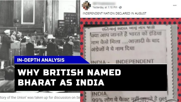 Why Did the British Rename Bharat as India? the History